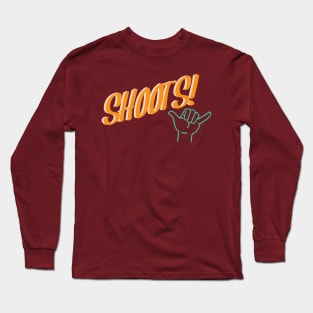 SHOOTS! (graphic tee) Long Sleeve T-Shirt